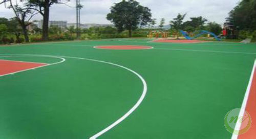 聚氨酯球场地坪工艺流程